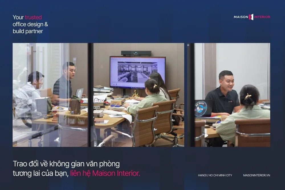 Maison Interior là công ty thiết kế nội thất văn phòng TP.HCM & Hà Nội